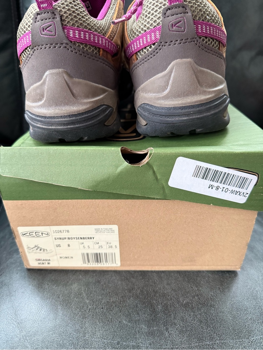 Keen Brown and Pink Women's Trail Shoes